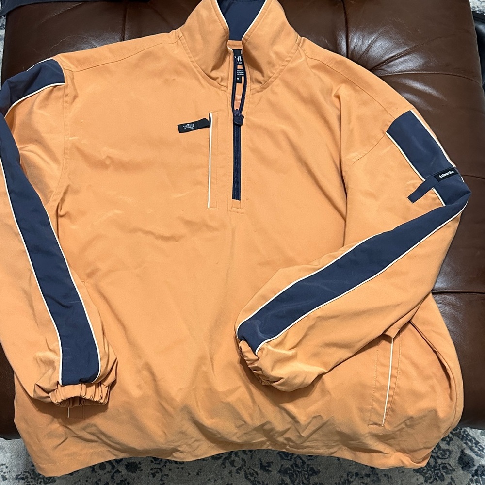 Ashworth Orange and Navy Windbreaker